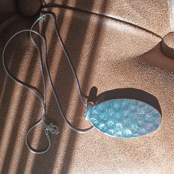 🔴Retro Colorblock Necklace - Picture 2 of 2